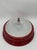 Red Ceiling Lamps in Glass and Metal, Italy, 1960s, Set of 2, in Very Good conditions. Designed 1960 to 1969 Up to 250V...