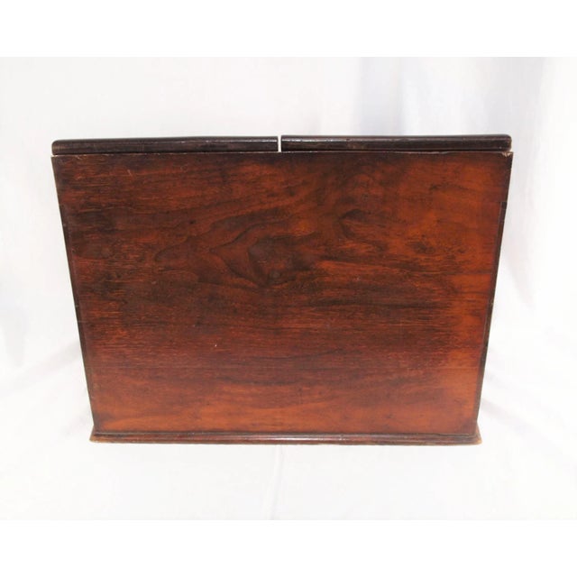 Antique 19th Century Mahogany Writing Box For Sale - Image 9 of 10