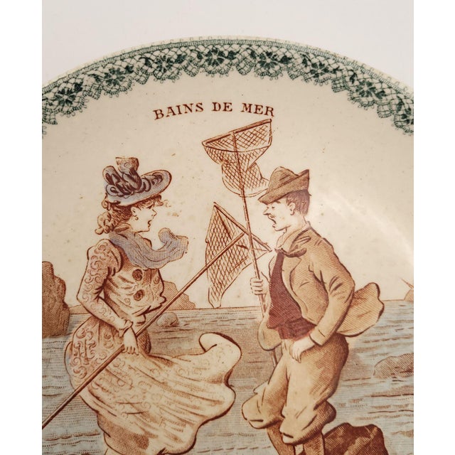 Set of Four French Faïence Plates, Circa 1900 For Sale - Image 9 of 12