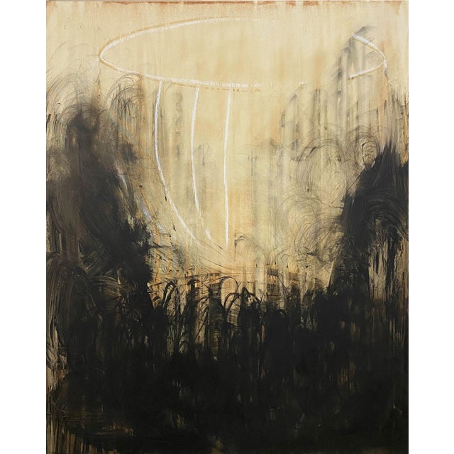 2020s Contemporary Abstract Mixed Media on Canvas "Soul Jar" by Paul Landauer For Sale - Image 5 of 9