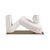 The flowing lines of a reclining figure are embodied in an abstract form of ivory ricestone composite. Reminiscent of...