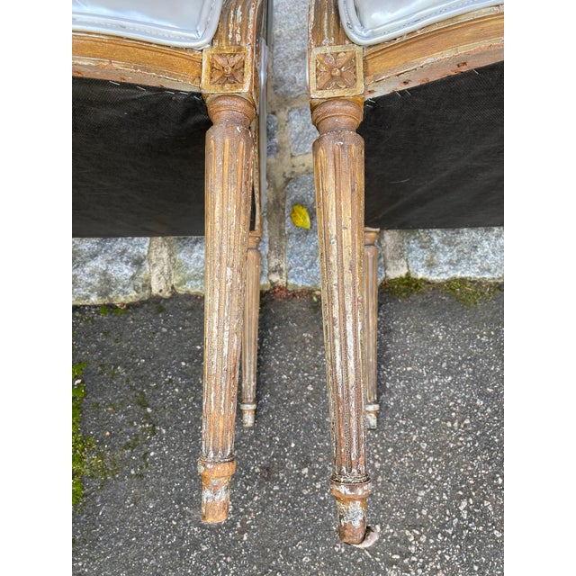 Late 19th Century Set of 6 Louis XVI Dining Chairs For Sale - Image 11 of 17