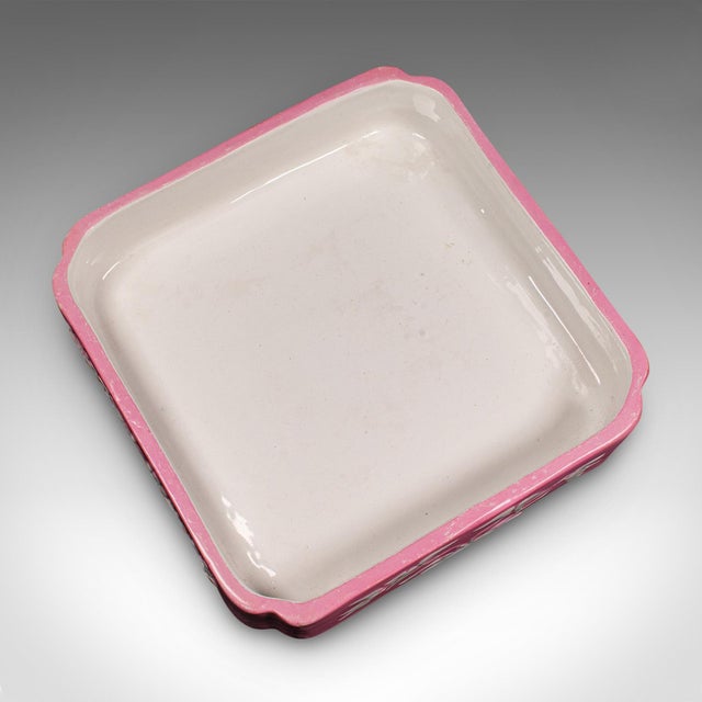 Ceramic 1870's Antique Cheese Wheel Dish For Sale - Image 7 of 9