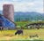 Petaluma Blue Barn & Cow Oil Painting For Sale - Image 10 of 10