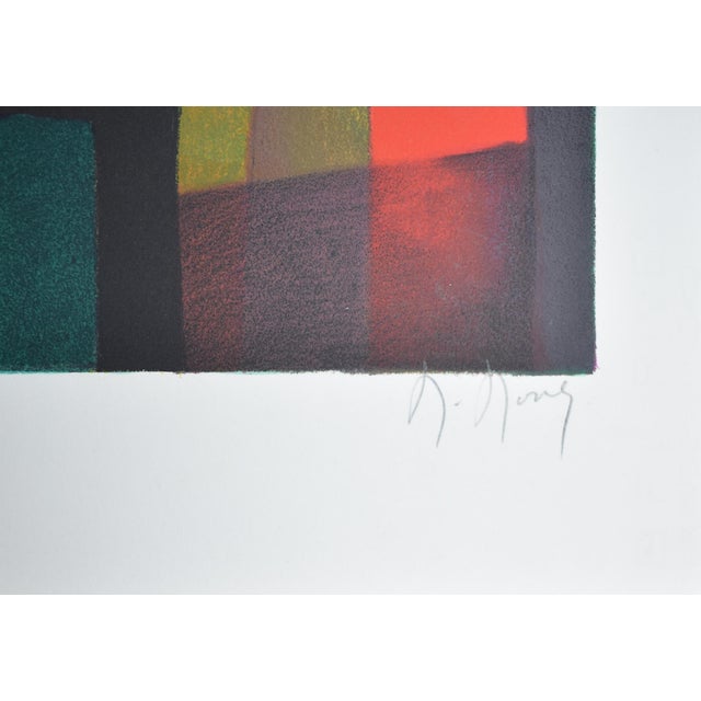 The School of Paris 1990s Marcel Mouly Hand Signed Lithograph Teapot For Sale - Image 3 of 3