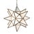 Rustic Matthew Izzo Home 12" Frosted Glass Moravian Star Pendant Light With Oxidized Metal Trim For Sale - Image 3 of 3