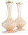 Pink Opaline Glass Vases from Nason, 1960s, Set of 2 For Sale