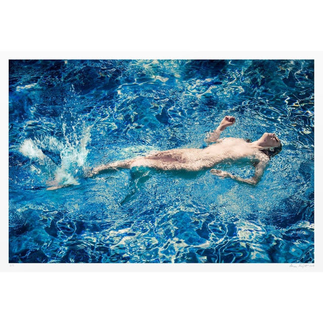 Contemporary Fine Art Photograph "Kick" Ed. 3/6 Signed Original Limited Edition Nude Woman by Aaron Knight For Sale