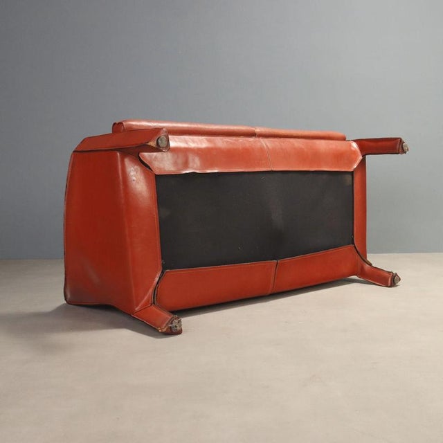 Animal Skin Cab 415 Sofa by Mario Bellini for Cassina For Sale - Image 7 of 11