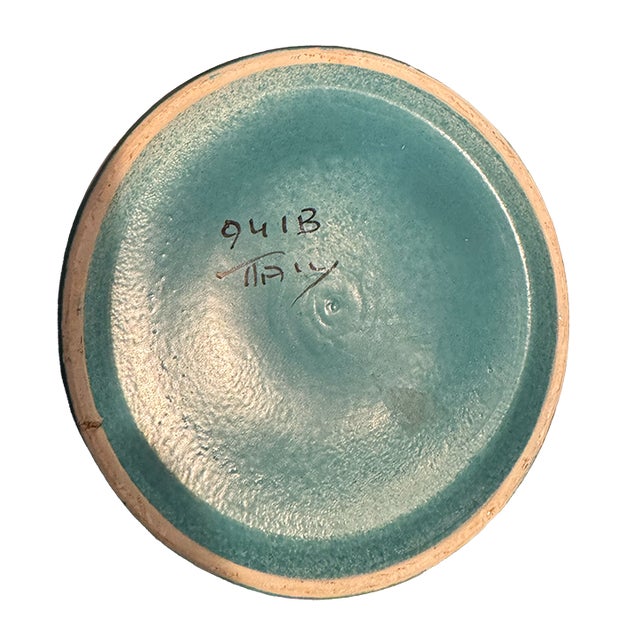 Mid 20th Century Italian Bitossi Vetrata Glaze Vases; Matched Pair, Models 941b and 942b For Sale In Seattle - Image 6 of 17