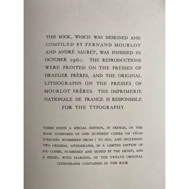 The Lithographs of Chagall 1960 1st Edition With 12 Original Lithographs For Sale - Image 14 of 17