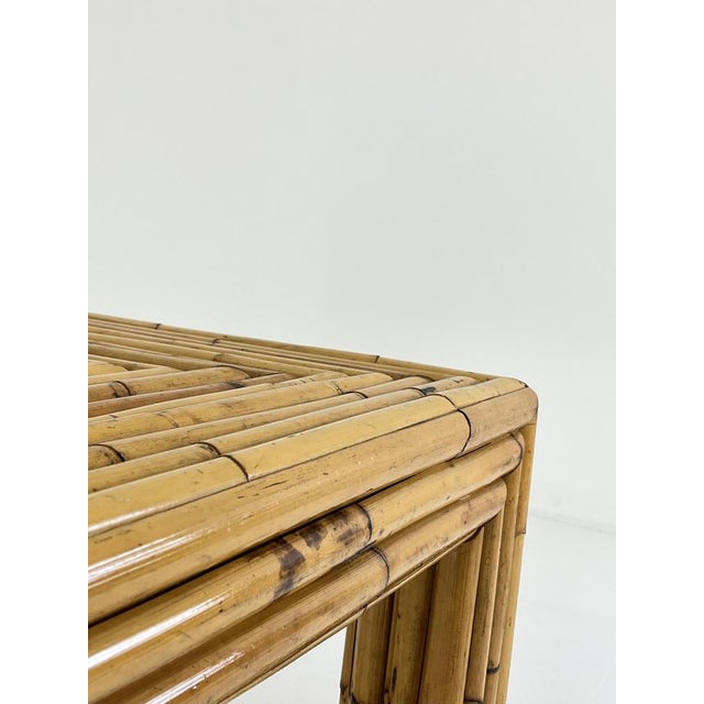 Bamboo Coffee Table in the style of Vivai del Sud, Italy, 1960s For Sale - Image 17 of 18