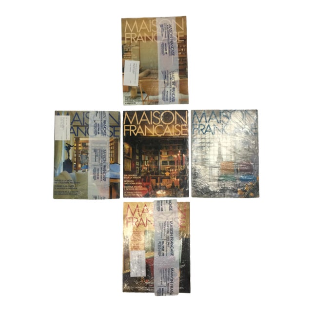 Collectible French Interior Decorating Magazines - Set of 5 For Sale