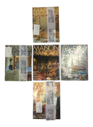 Collectible French Interior Decorating Magazines - Set of 5