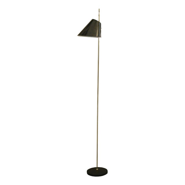 Monachella Brass Floor Lamp by Luigi Caccia Dominioni for Azucena, Italy, 1990s For Sale