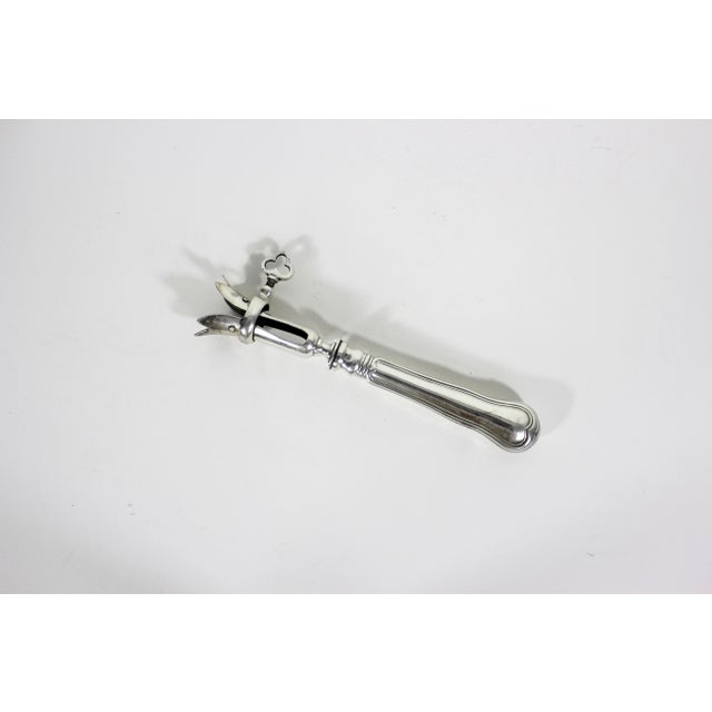 Ercuis Antique Ercuis Silver Manche À Gigot Or Bone Holder For Sale - Image 4 of 12