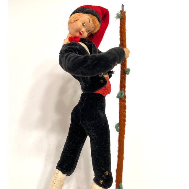 Vintage Handcrafted Roldan Klumpe Spanish Folk Pair of Dolls For Sale - Image 10 of 12