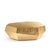 Not Yet Made - Made To Order Three Rocks Low Coffee Table in Gold Leaf from Insidherland For Sale - Image 5 of 5