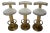 1980s Design for Leisure Cream Suede Bar Stool Set (3) For Sale