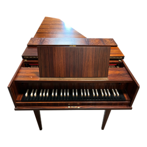 Mid-Century Modern Rosewood Harpsichord, Danish Modern Style, Circa 1960s