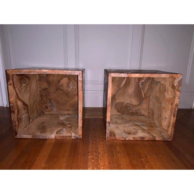 Late 20th Century Late 20th Century Teak Week Side Tables - a Pair For Sale - Image 5 of 6