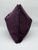 Textile Deep Plum Velvet Throw Pillow Cover With Black Leather Welt For Sale - Image 7 of 7