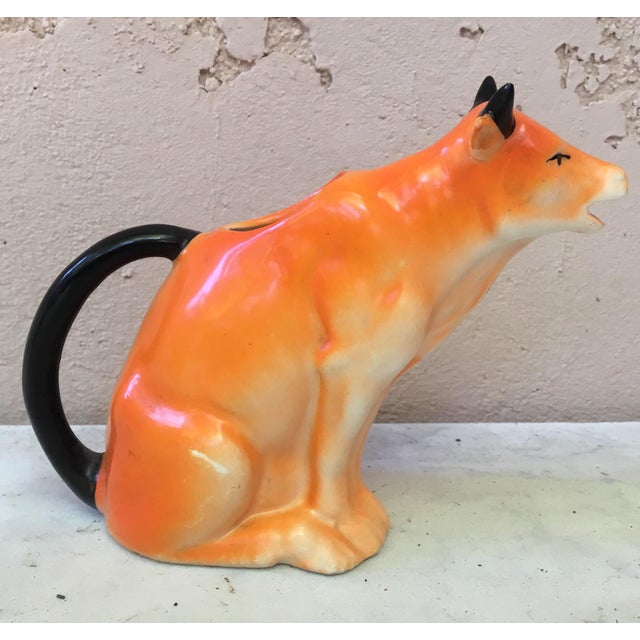 1930s Antique Porcelain Cow Milk Pitcher Chairish