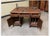 1930s Vintage Double-Sided Desk with Armchairs, 1935, Set of 3 For Sale - Image 5 of 13