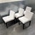 Restoration Hardware Morgan Fabric Dining Chairs, Set of Four For Sale In San Francisco - Image 6 of 12