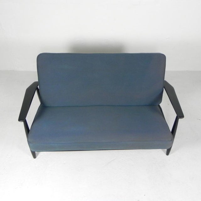 Vintage Bench in the style of Viko Baumritter, 1960s For Sale - Image 4 of 18