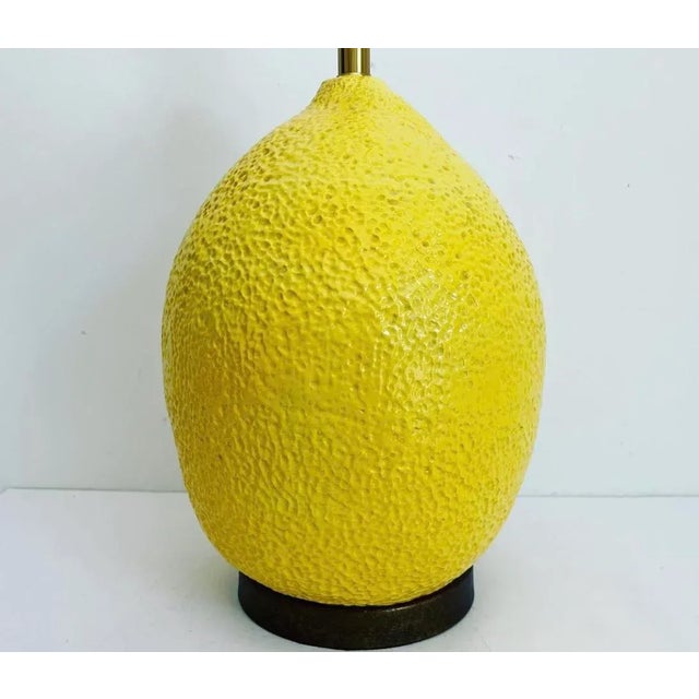 1970s Oversize Lemon Lamp by Hanson & Shade Chairish