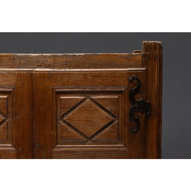 Wood Brutalist Art Populaire Cabinet, France, 1848 For Sale - Image 7 of 7