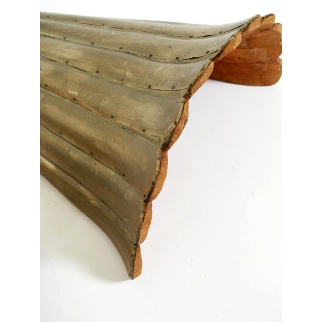 Wall Lamps Made of Wood with Aluminum Cladding, 1950s, Set of 2 For Sale - Image 17 of 18