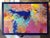 Abstract Mirtha Moreno Acrylic Painting Titled: Eye Floaters Cobalt For Sale - Image 3 of 6