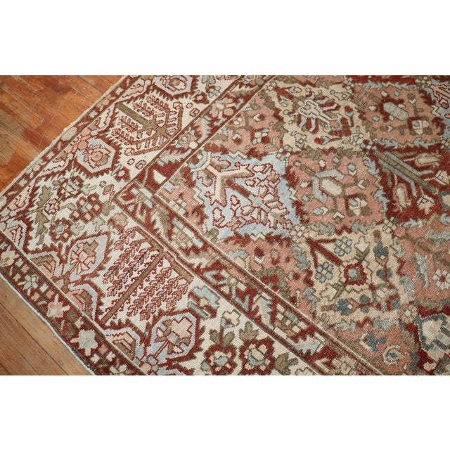 Textile Antique Zabihi Collection Persian Bakhtiari Geometric Design Rug - 7'5" x 10'4" For Sale - Image 7 of 10