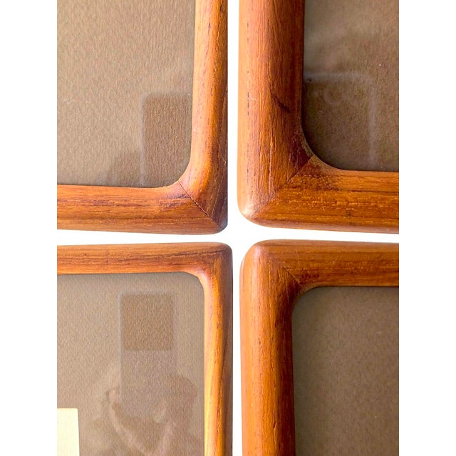 1970s Danish Teak Wood Art Frame For Sale In Miami - Image 6 of 10