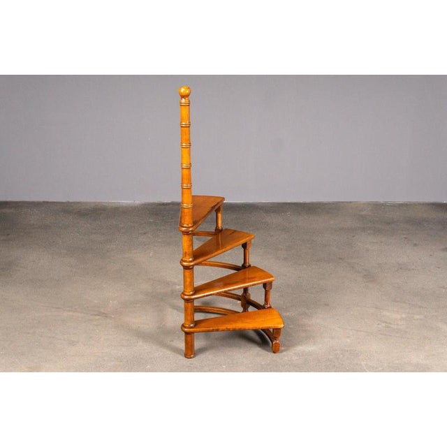 Object: Library staircase Period & Style: English style - second half of the 20th century Features: - elegant and...