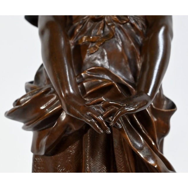 J-B.Germain, The Girl with the Broken Jug, Late 19th Century, Bronze For Sale - Image 10 of 18
