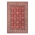 Southwestern Kazak Red/Beige Wool Rug - 9'0''x11'6'' For Sale