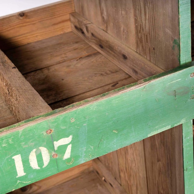 Brown Late Victorian Model 46 Pigeon Hole Unit, 1920s For Sale - Image 8 of 9