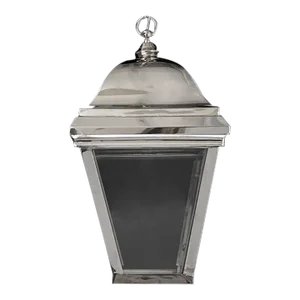 Claridge Lantern in Nickel Finish
