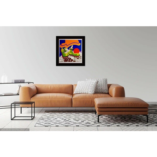 1977 "Girl With Beachball" Pop Art Style Numbered Silkscreen by Jack Brusca For Sale - Image 4 of 5