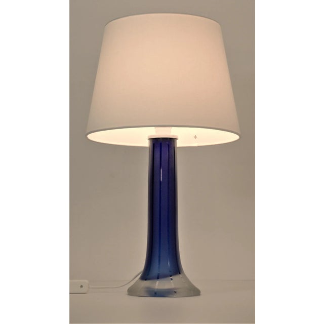 Art Glass Table Lamp by Kosta Sweden, 1960s For Sale - Image 4 of 12