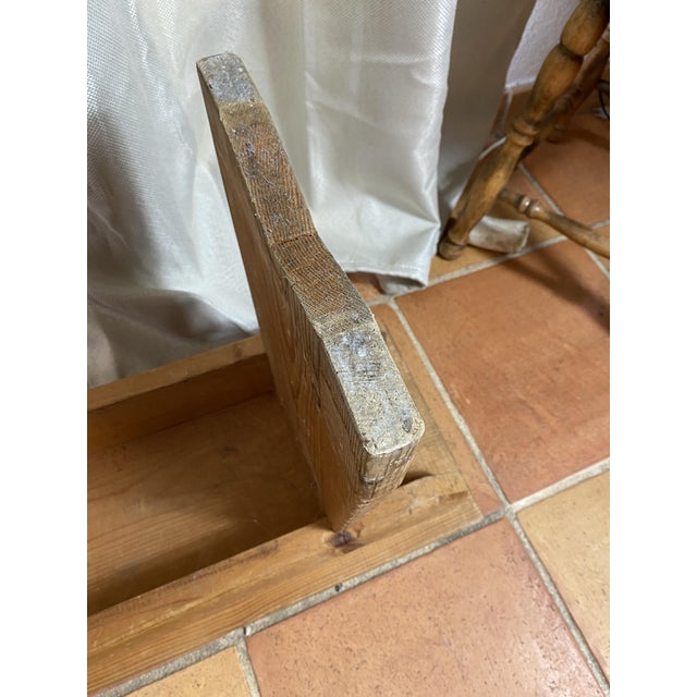 Fir Farmhouse Bench, 1960s For Sale - Image 9 of 17