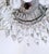 Vintage Silver Crystal Basket Chandelier With a-Chain and Crystal Ball Drop For Sale - Image 4 of 8