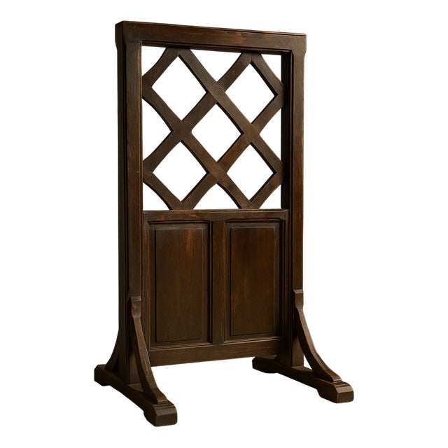 Gothic Revival Oak Chancel Screen, 1800s For Sale
