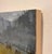 Contemporary Cold on the Plain by Clyde Steadman | Oil Painting of horses grazing in a gray landscape For Sale - Image 3 of 3