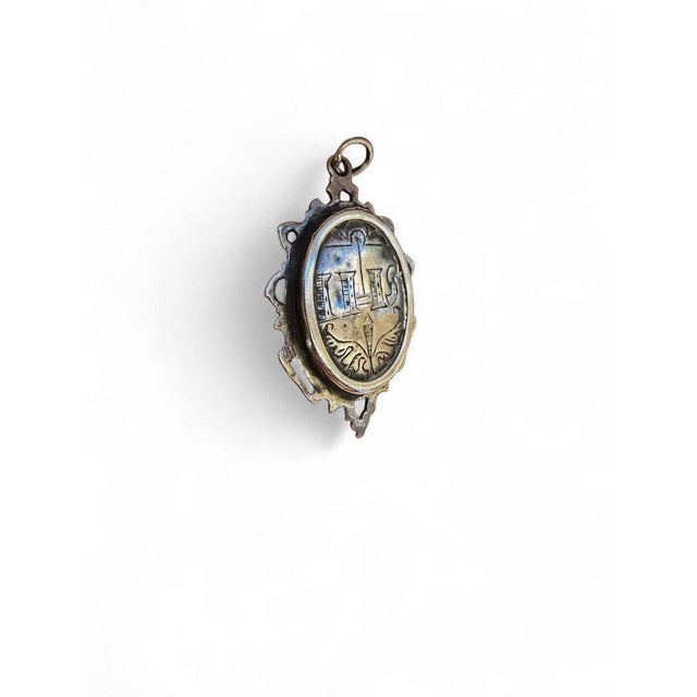 18th Century 18th Century Engraved Silver Reliquary, 1780s For Sale - Image 5 of 9