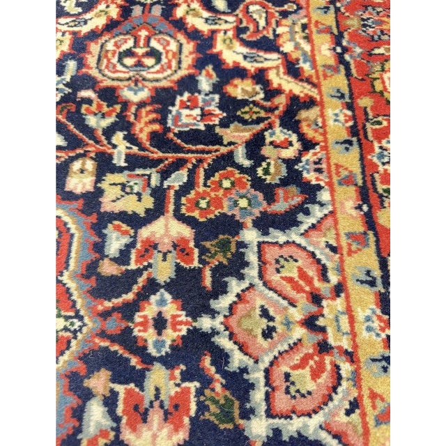 1990s Handwoven Farahan Style Area Rug 3x20 For Sale - Image 9 of 9