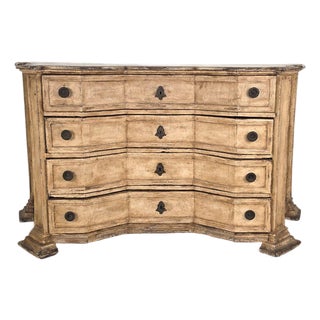 Danish Baroque Painted Chest of Drawers, Circa 1750 For Sale